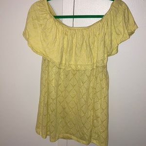 Off the shoulder shirt